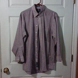 Stafford strip long sleeve button up